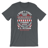 I Didn't Fight Because I Hated Whats In Front Of Me | Premium Mens T-Shirt