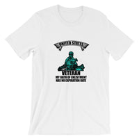 United States Veteran Oath Has No Expiration Date | Premium Mens T-Shirt