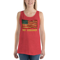 Not Ashamed America Flag | Premium Women's Tank