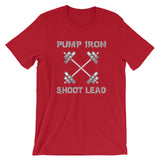 Pump Iron Shoot Lead | Premium Mens T-shirt