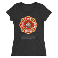 Fire Fighters Need Some Love Too | Premium Womens T-Shirt