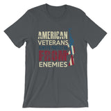 American Veterans Alway Protect From Enemies | Premium Mens T-Shirt