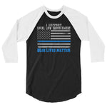 Blue Lives Matter | Premium Men's 3/4 Sleeve Shirt