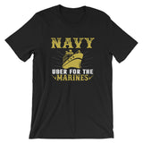 Navy Uber For The Marines | Premium Mens T-Shirt