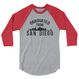 Graduated From San Diego Marine Corps | Premium Men's 3/4 Sleeve Long Shirt