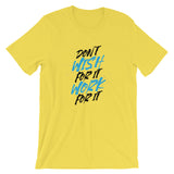 Don't Wish For It Work For It | Premium Mens T-Shirt