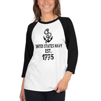 US Navy Est. 1775 | Premium Womens Long-sleeved Shirt