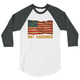 Not Ashamed | Premium Men's 3/4 Sleeve Shirt