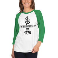 US Navy Est. 1775 | Premium Womens Long-sleeved Shirt