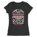 Veteran - Fought For Those Left Behind | Premium Women's T-Shirt