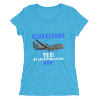 Global Hawk Yes We Are Spying Duh | Premium Women's T-shirt