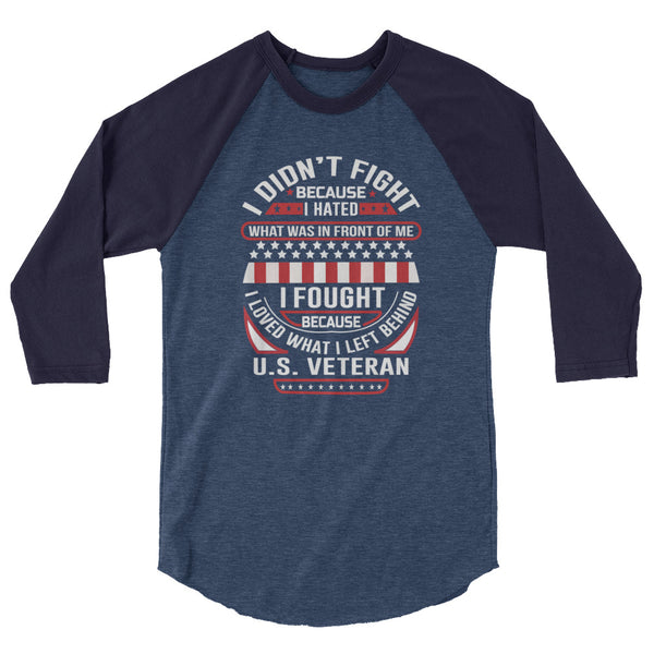 I Didn't Fight Because I Hated Whats In Front Of Me | Premium Women's 3/4 Sleeve Shirt