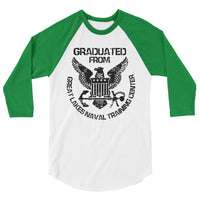 Graduated From Great Lakes Naval Training Center | Premium Men's 3/4 Sleeve Long Shirt