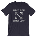 Pump Iron Shoot Lead | Premium Mens T-shirt