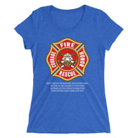 Fire Fighters Need Some Love Too | Premium Womens T-Shirt