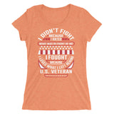 Veteran - Fought For Those Left Behind | Premium Women's T-Shirt