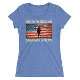 Went To The Desert Came Back A Pirate | Premium Womens T-Shirt