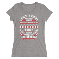 Veteran - Fought For Those Left Behind | Premium Women's T-Shirt