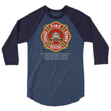 Fire Fighters | Premium Men's 3/4 Sleeve Shirt