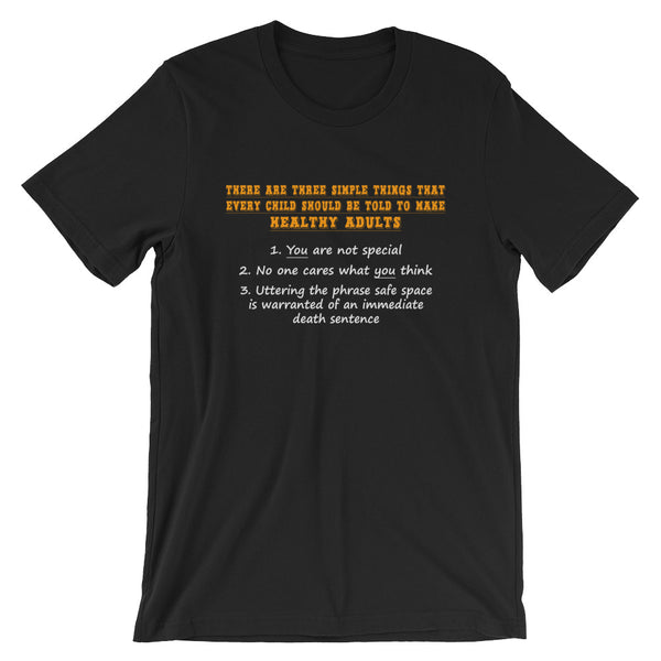 Three Things Every Child Should Be Told To Make Healthy Adults | Premium Mens T-Shirt