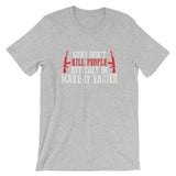 Guns Don't Kill People But They Do Make It Easier | Premium Mens T-Shirt