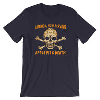 America Now Serving Apple Pie & Death | Premium Mens T-Shirt